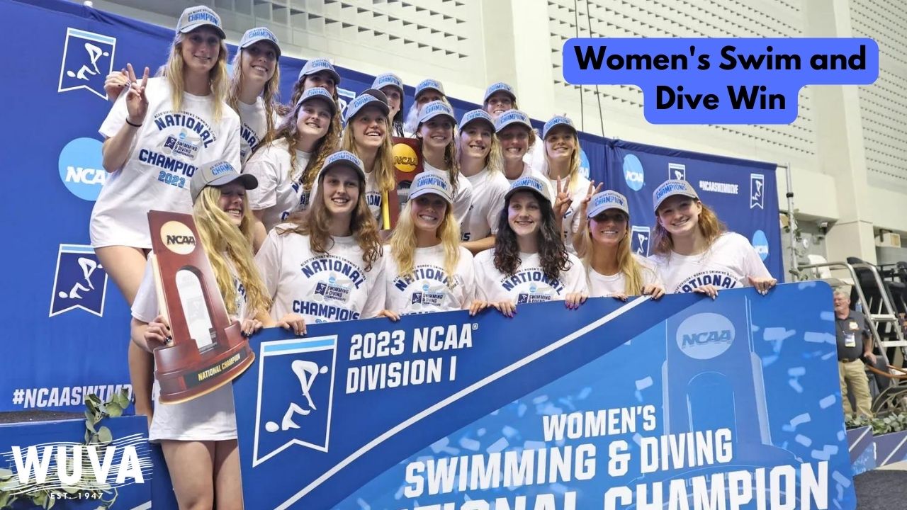 Women's Swim and Dive NCAA Championships Win WUVA